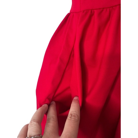 NEW ShowPo You Got Nothing To Prove Strappy A-Line Mini Dress Red Sz 4 Valentine - Picture 7 of 10